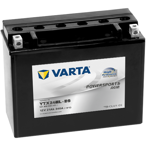 Varta Mc-batterier  AGM YTX24HL-BS High Perfor.  12v 21Ah