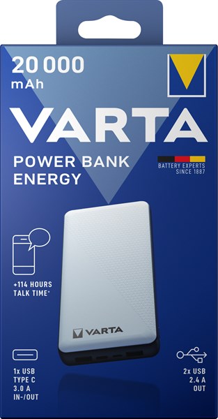 VARTA Energy Power Bank 20000 20Ah