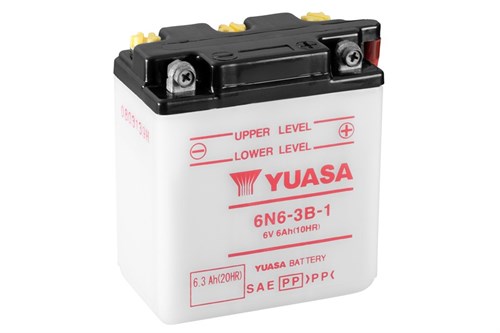 Yuasa Mc batteri 6N6-3B-1A 6v 6,3Ah