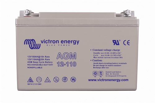 Victron 12V 110Ah AGM Deep Cycle Batteri.