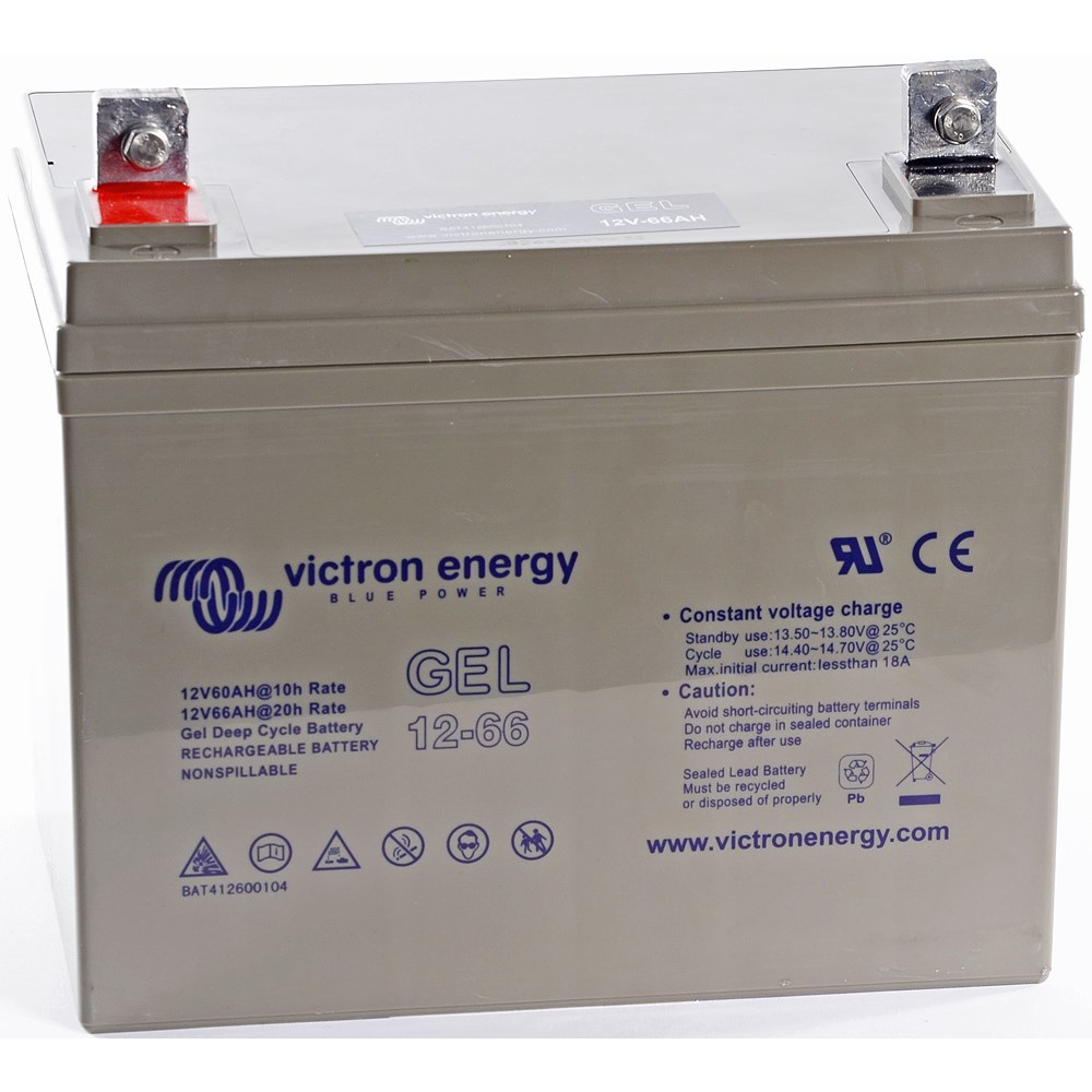 Victron 12V / 66Ah Gel Deep Cycle Batteri.