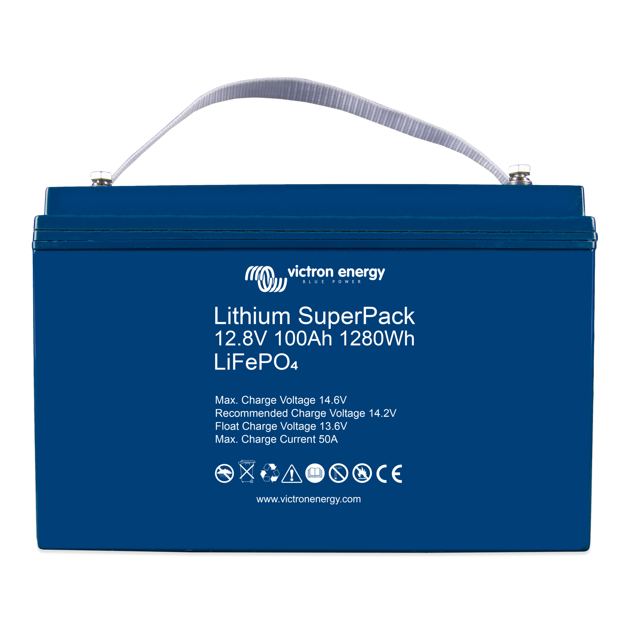 Victron Lithium SuperPack 12,8V/100Ah (M8) Hög ström