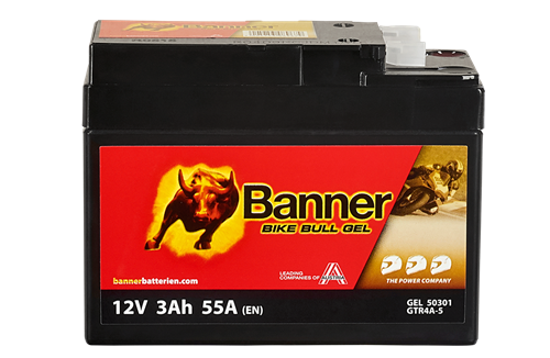Banner Mc Batteri GEL GTR4A-5 12V 3Ah