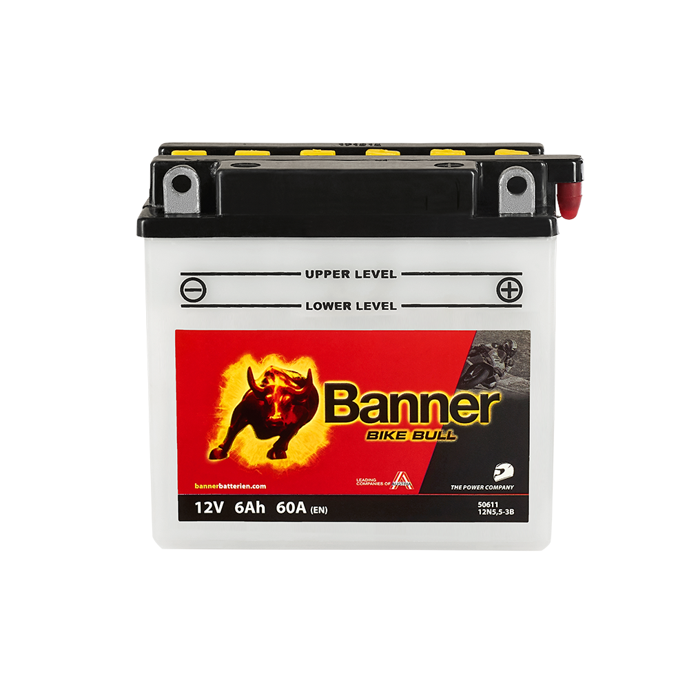 Banner Mc Batteri 12N5,5-3B  12V 5,5Ah