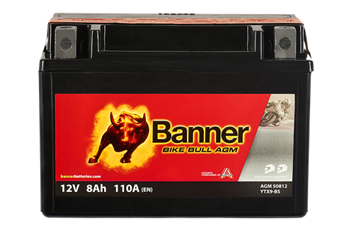 Banner Mc Batteri AGM YTX9-BS 12V 8Ah