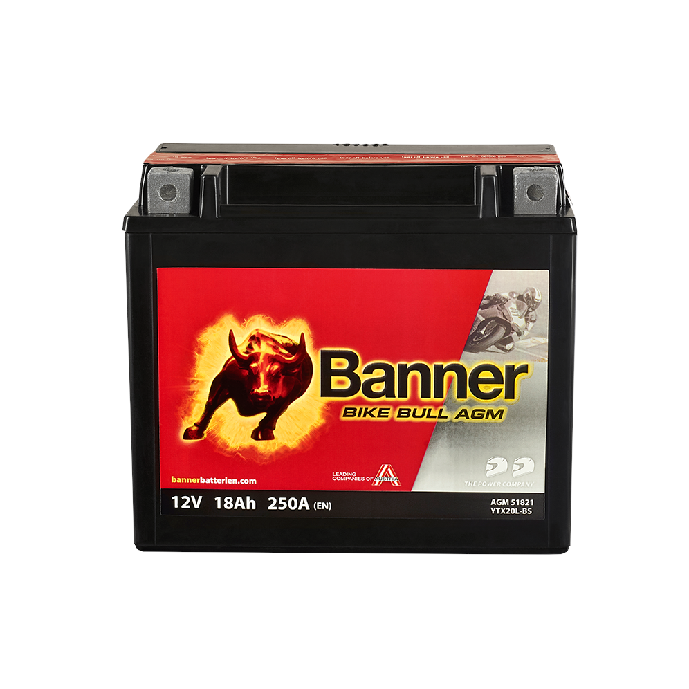 Banner Mc Batteri AGM YTX20L-BS 12V 18Ah