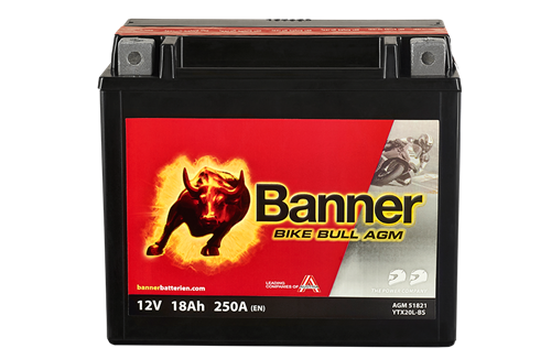 Banner Mc Batteri AGM YTX20CH-BS 12V 18Ah