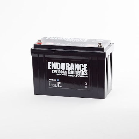 Endurance Litium 12V 100Ah Heat-Bluetooth