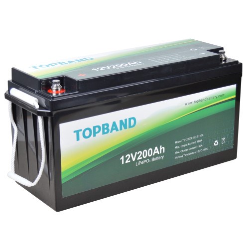 Topband Litium 12V 200Ah Heat & BL