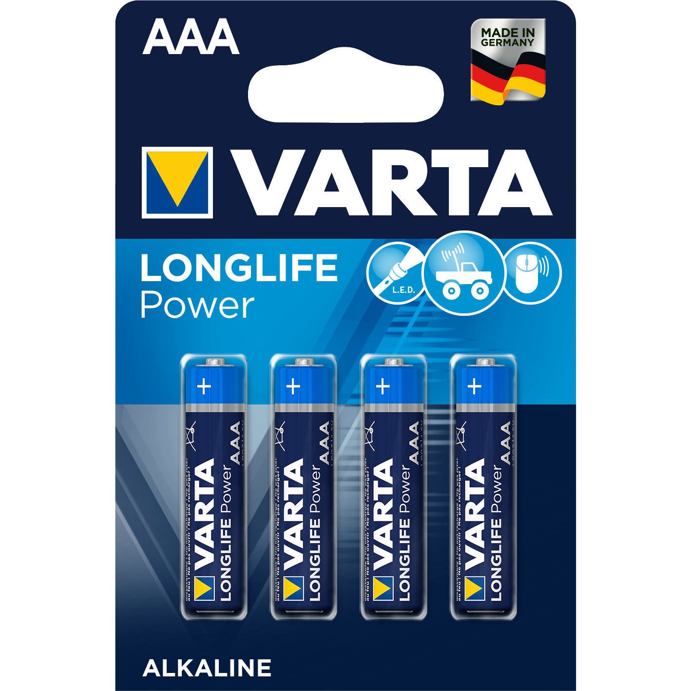Varta Longlife Power Alk AAA 4 st
