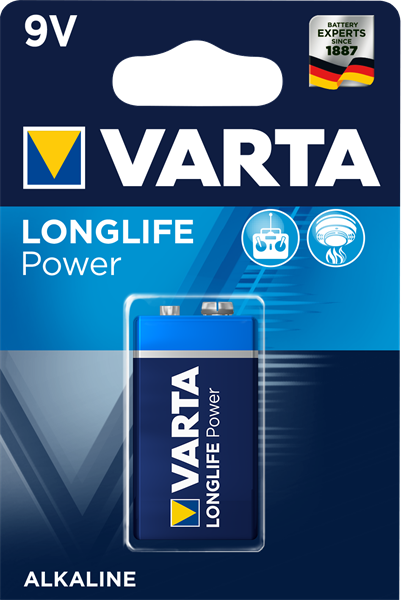 Varta Longlife Power Alk  9V 1st