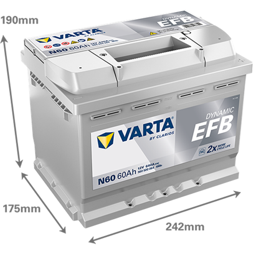 Varta Dynamic EFB 12V 60Ah