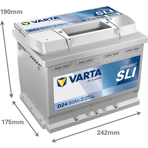 Varta Dynamic SLI 12V 60Ah (CCA 540A)