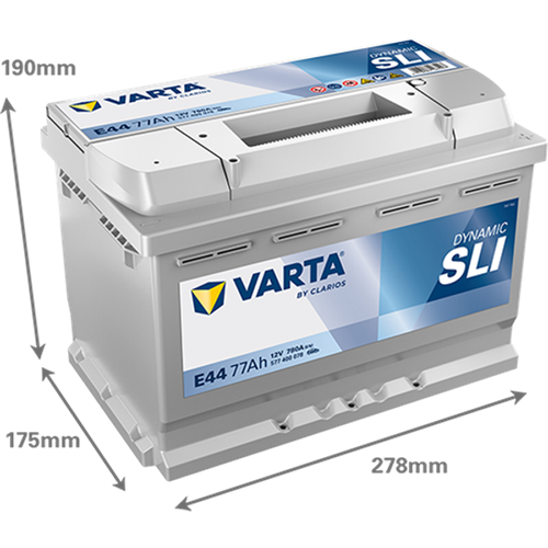 Varta Dynamic SLI 12V 77Ah (CCA 780A)