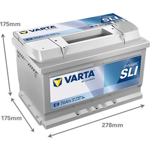 Varta Dynamic SLI 12V 70Ah (CCA 640A)