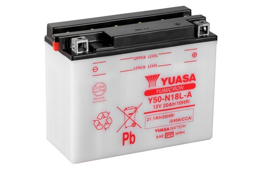 Yuasa Mc batteri  Y50-N18L-A 12v 21,1 Ah