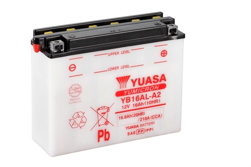 Yuasa Mc batteri  YB16AL-A2 12v 16,8 Ah