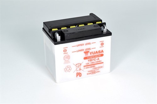 Yuasa Mc batteri  YB7C-A 12v 7,4 Ah