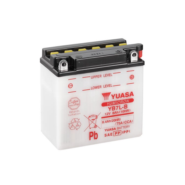 Yuasa Mc batteri  YB7L-B 12v 8,4 Ah