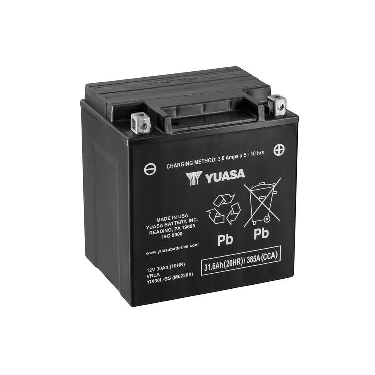 Yuasa Mc batteri  YIX30L-BS Hög Effekt AGM 12v 31,6 Ah