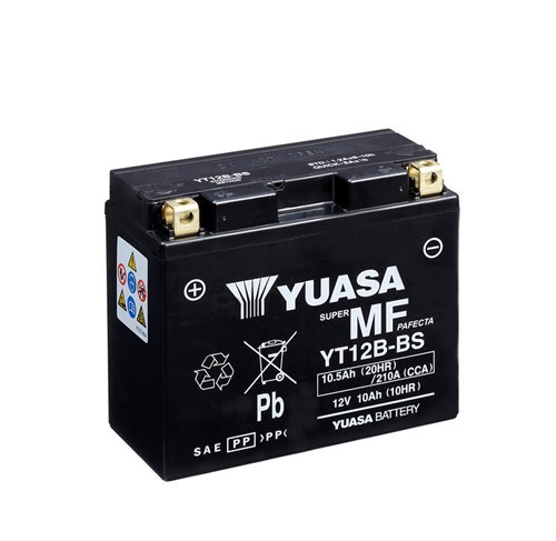 Yuasa Mc batteri  YT12B-BS MF AGM 12v 10,5 Ah