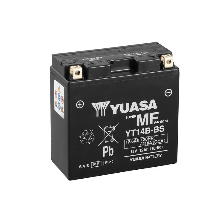Yuasa Mc batteri  YT14B-BS MF AGM 12v 12,6 Ah