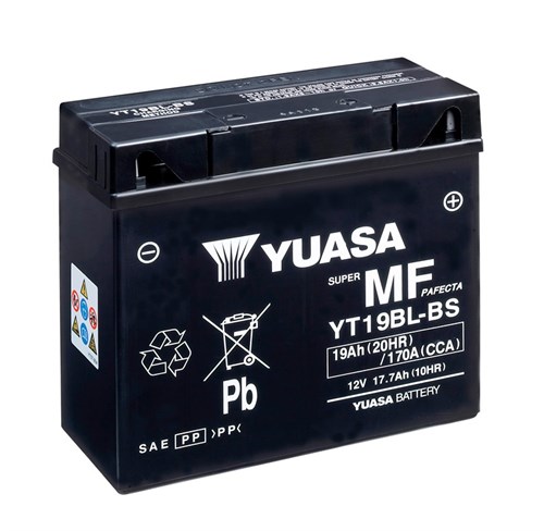 Yuasa Mc batteri  YT19BL-BS MF AGM 12v 17,7 Ah