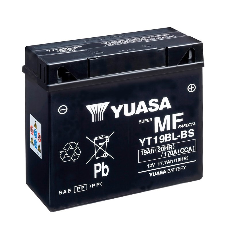 Yuasa Mc batteri  YT19BL-BS MF AGM 12v 17,7 Ah