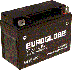 Batteri Euroglobe 12V 6,5 Ah AGM
