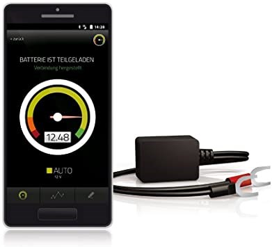 Batteriövervakare med Bluetooth