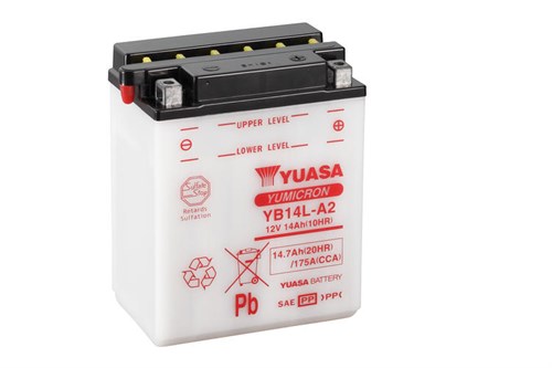 Yuasa Mc batteri  YB14L-A2 12v 14,7 Ah