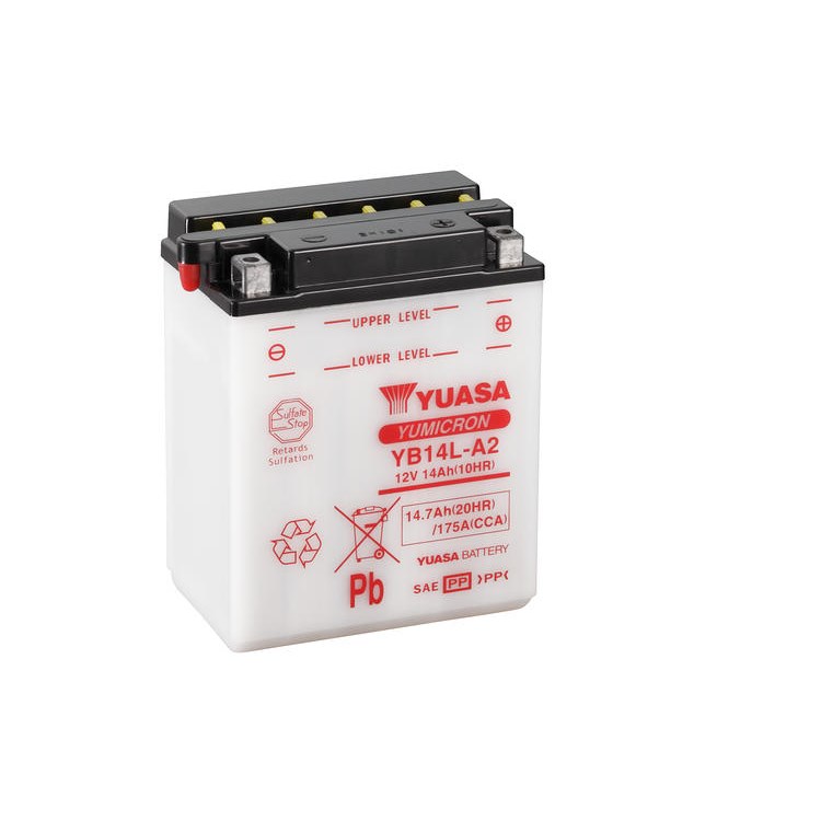 Yuasa Mc batteri  YB14L-A2 12v 14,7 Ah