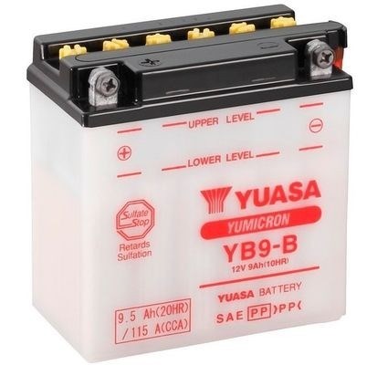 Yuasa Mc batteri  YB9-B 12v 9,5 Ah