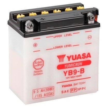 Yuasa Mc batteri  YB9-B 12v 9,5 Ah