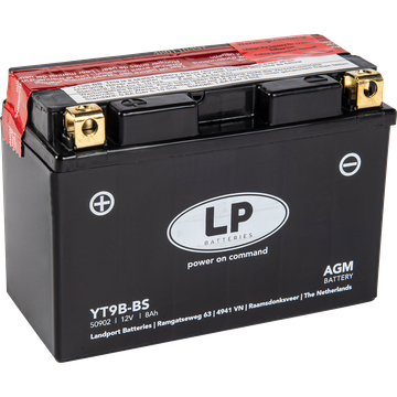 LP Mc Batteri AGM 12v 8Ah YTX9B-BS