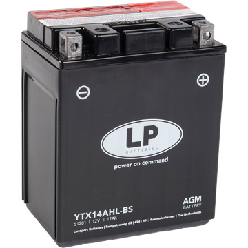 LP MC Batteri AGM 12V 12Ah YTX14AHL-BS