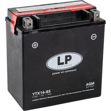 LP Mc Batteri AGM 12v 14Ah YTX16-BS