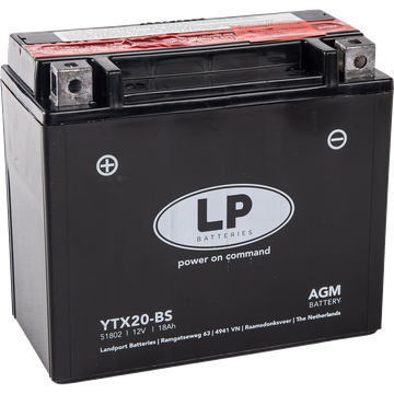 LP Mc Batteri AGM 12v 18Ah YTX20-BS