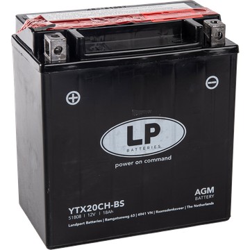 LP Mc Batteri AGM 12v 18Ah YTX20CH-BS