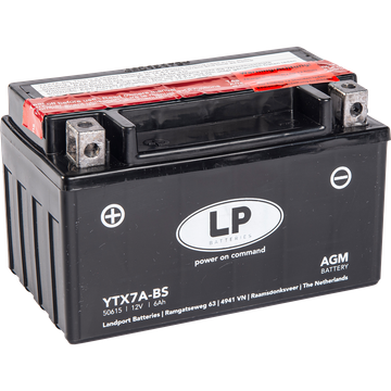 LP Mc Batteri AGM 12v 6Ah YTX7A-BS