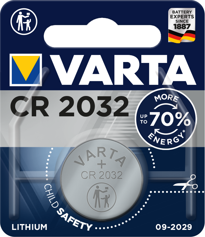 Varta Knappcell Lithium CR2032 3v 1st