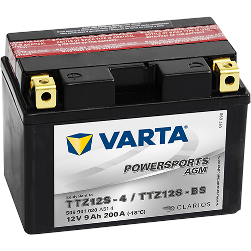 Varta Mc-batteri AGM YTZ12S-BS 12v 9Ah