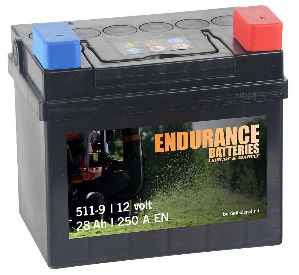 Endurance  trädgårdsbatteri +H 12v 28Ah