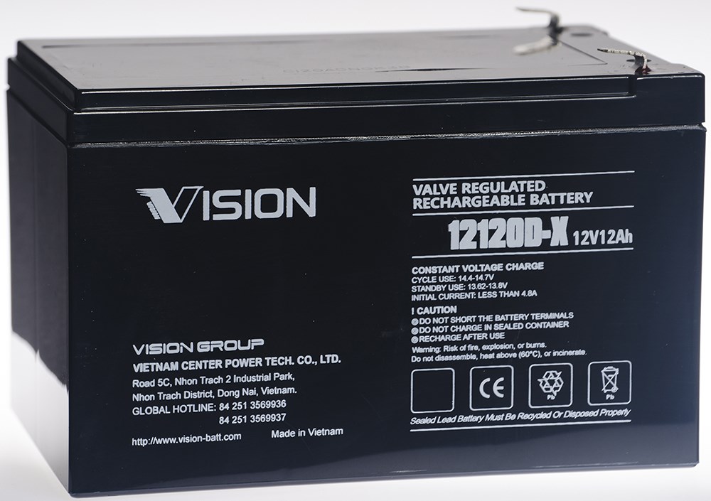 Vision Vrla 12V 12Ah 10År