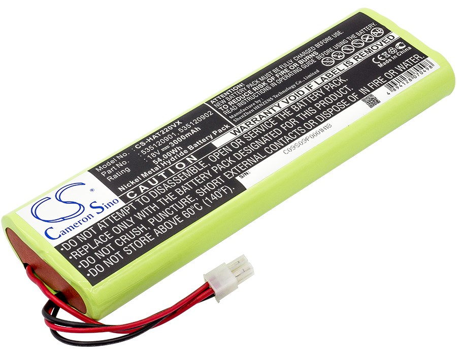 Batteri automover 18V 3Ah NiMh 210,220 mfl