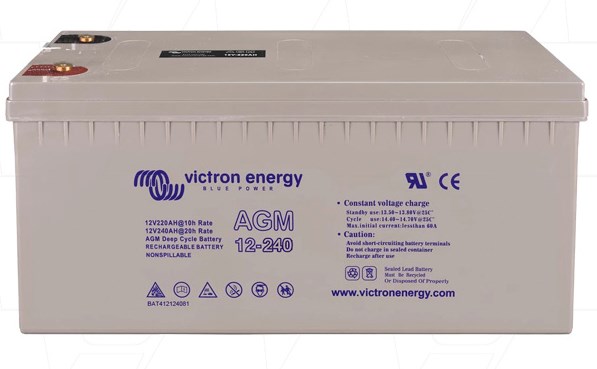 Victron 12V/240Ah AGM Deep Cycle Batt. (M8)