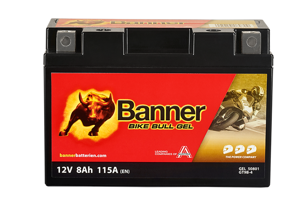 Banner Mc Batteri GEL  GT9B-4 12V 8Ah