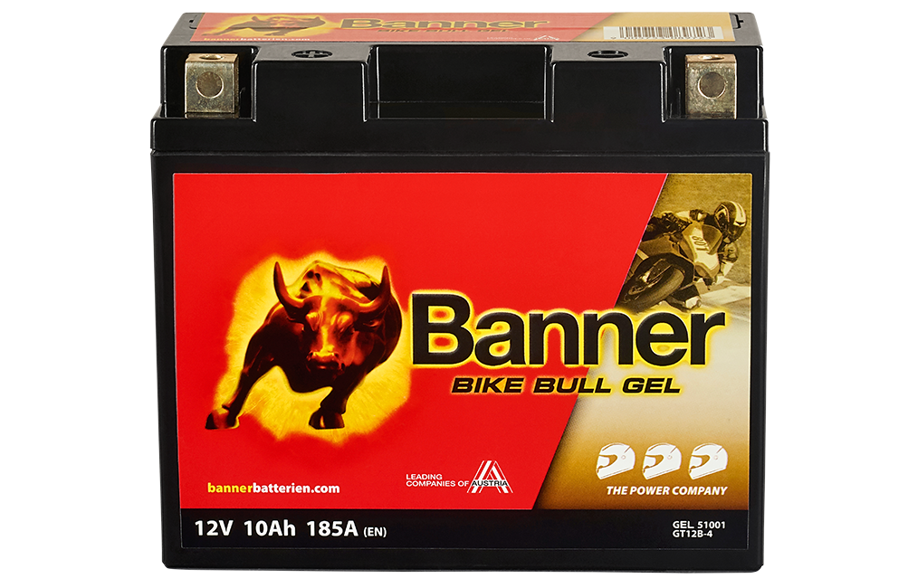 Banner Mc Batteri GEL  GT12B-4 12V 10Ah