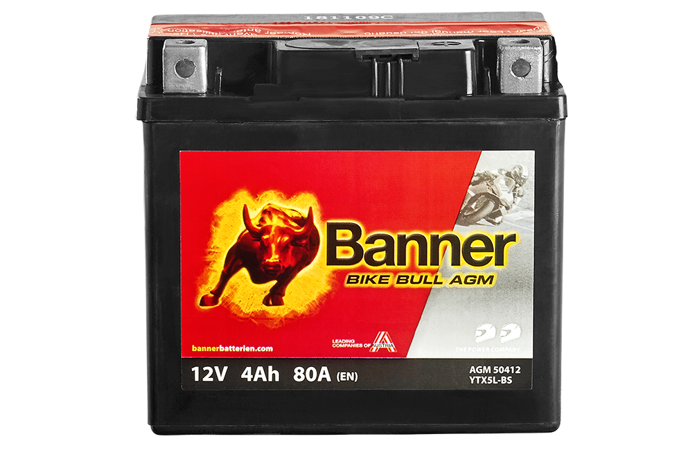 Banner Mc Batteri AGM  YTX5L-BS 12V 4Ah