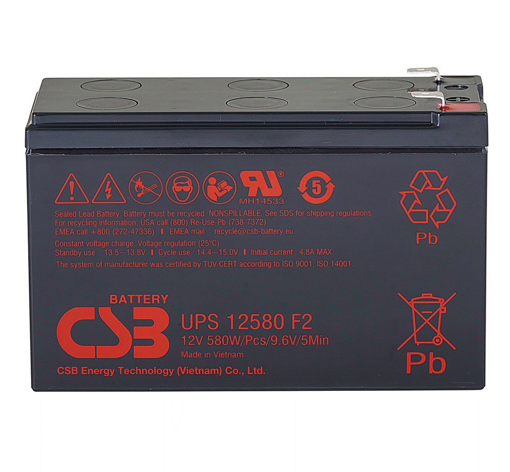 CSB Vrla HR 12V 580W UPS12580 T2